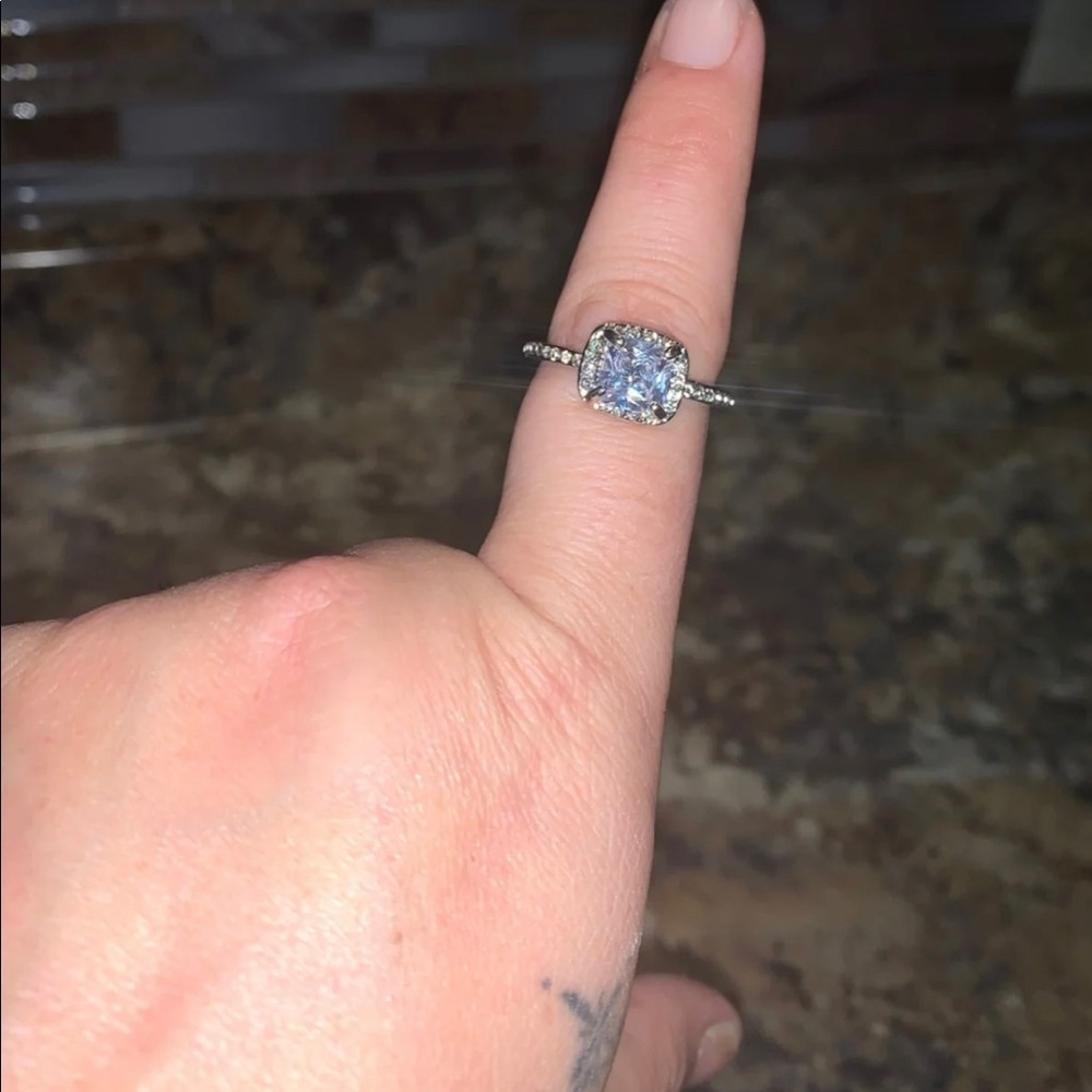 Silver ring size 8